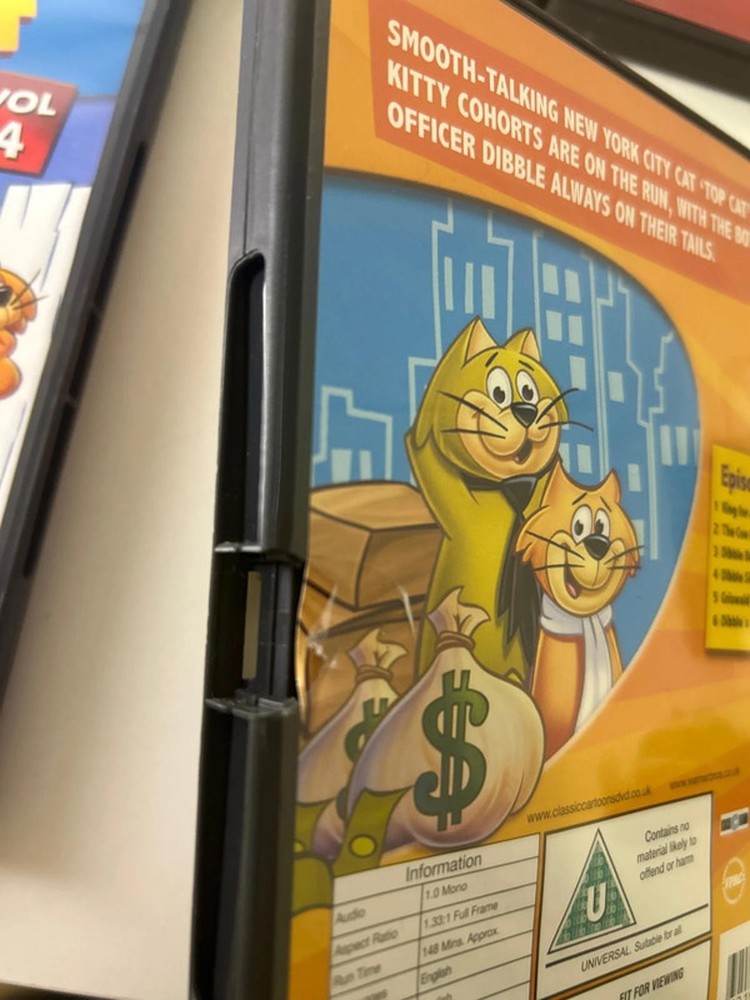 Top cat series 1-5 DVDs
