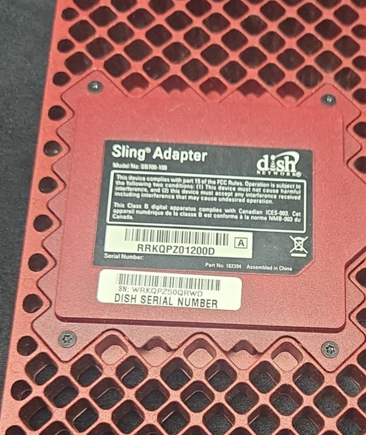 Dish Network SLING Adapter. tra