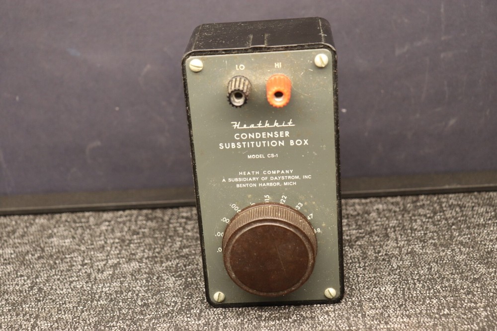 Vintage Heathkit Model CS-1 Condenser Substitution Box