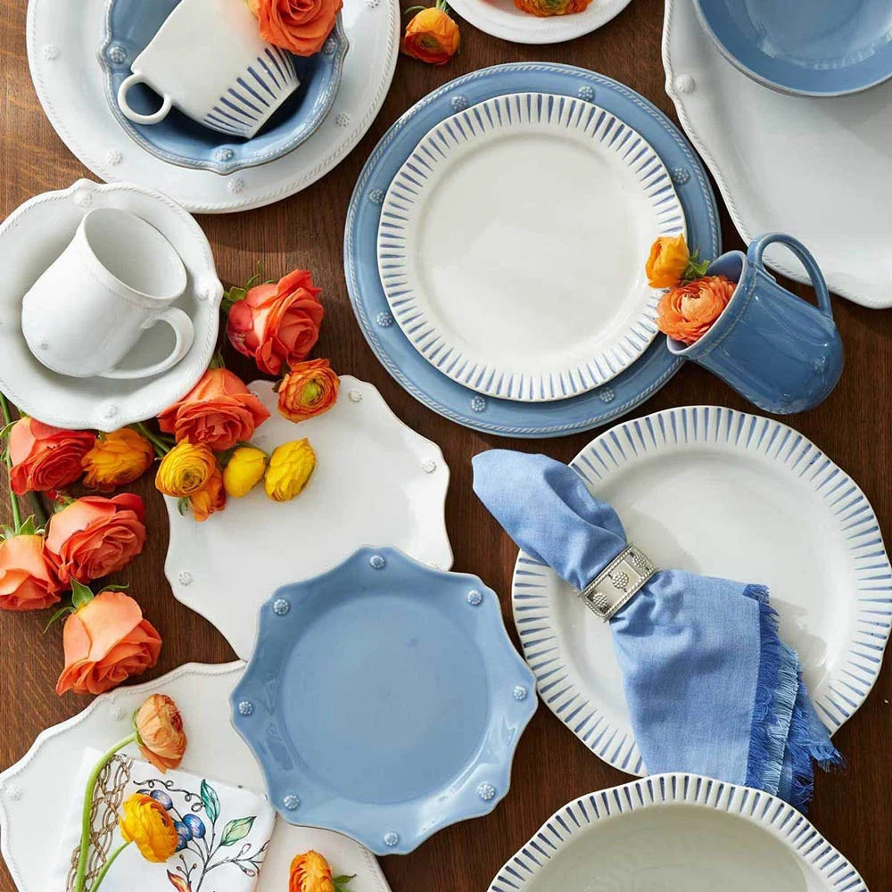 Juliska Berry & Thread Chambray Dessert & Salad Plate 22cm