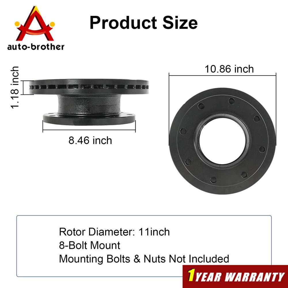 Disc Brake Trailer Axles 070-006-01 Replacement Rotor for Dexter 10K, 12K