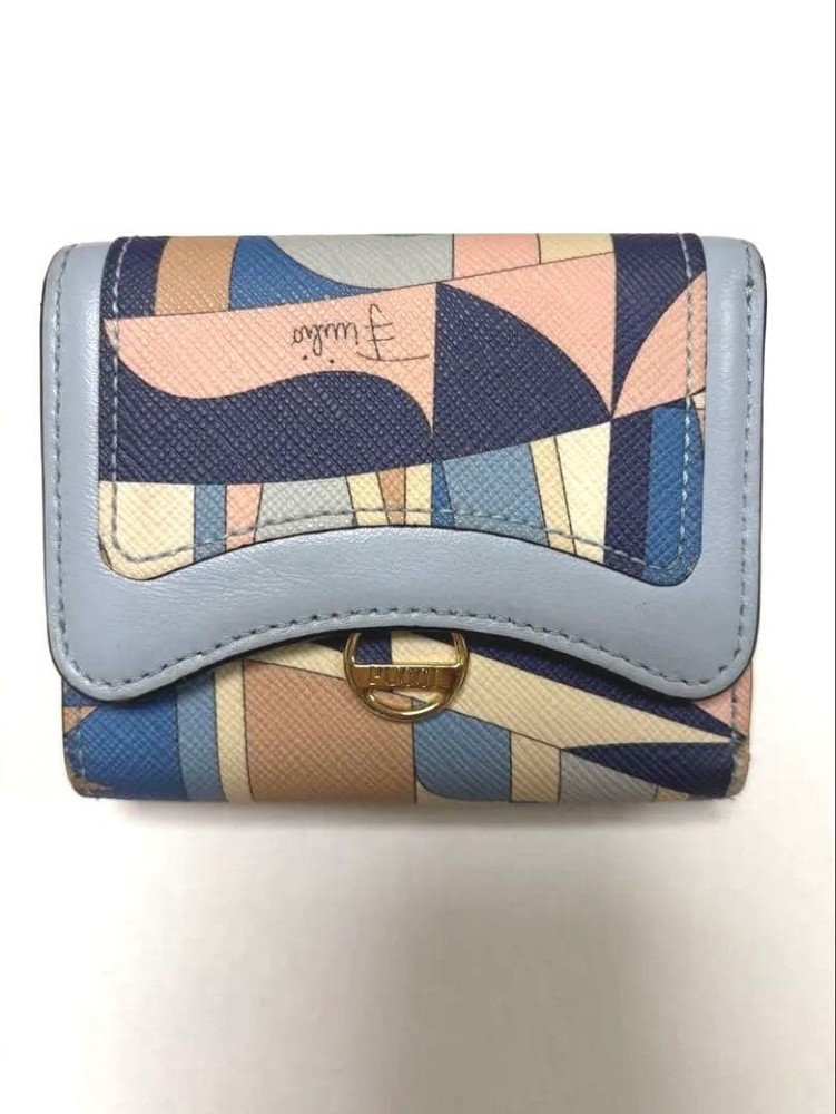Emilio Pucci Tri-fold Wallet Vivara Pattern