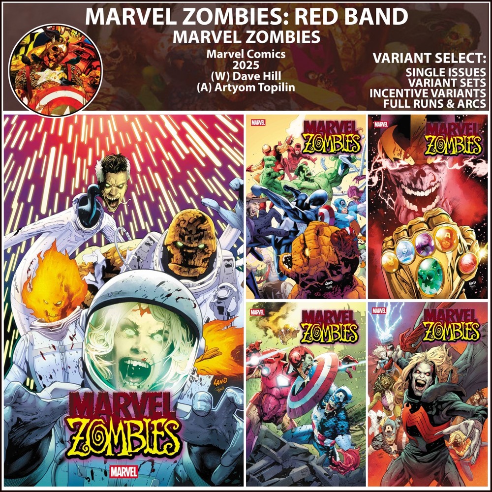 Marvel Zombies: Red Band (2025) #1 2 3 4 5 Marvel Comics COVER SELECT