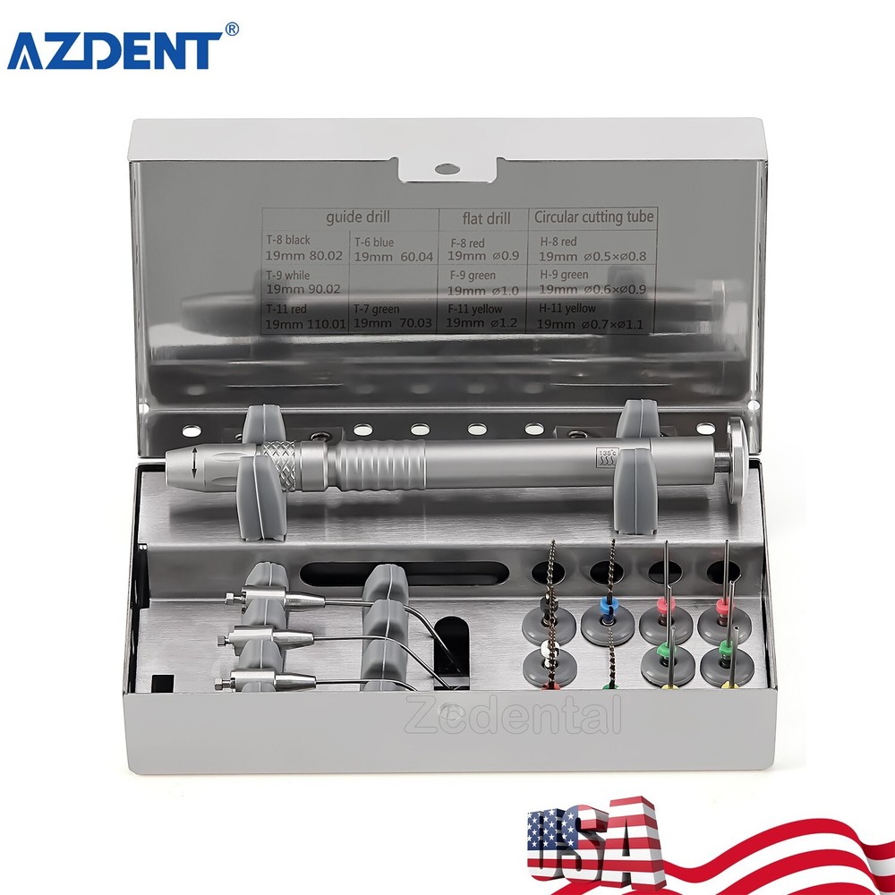 Dental Broken File Extractor Endodontic Removal System Kit Endo Root Canal Tools
