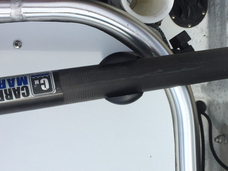 Snagless Platform Holder - Black **(Push Pole Caddy Gripper Polemate)**