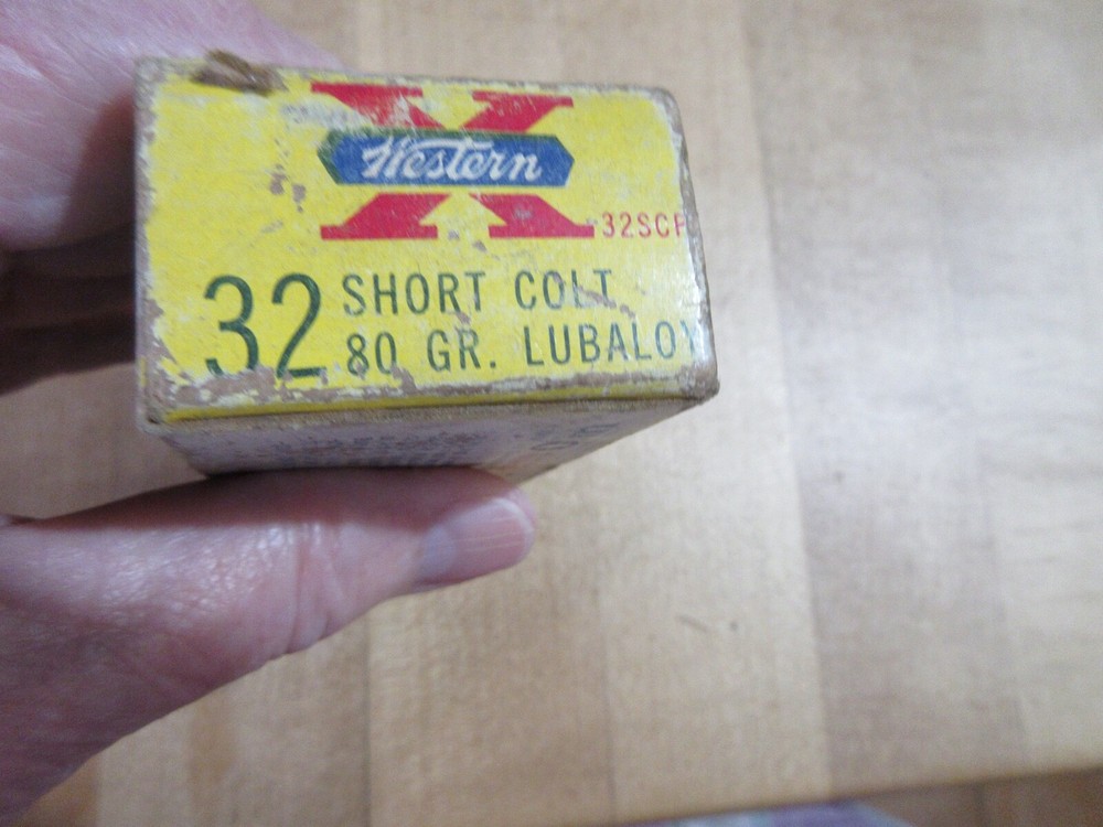 Empty Ammo Box Western 32 short Colt (w15) # 84