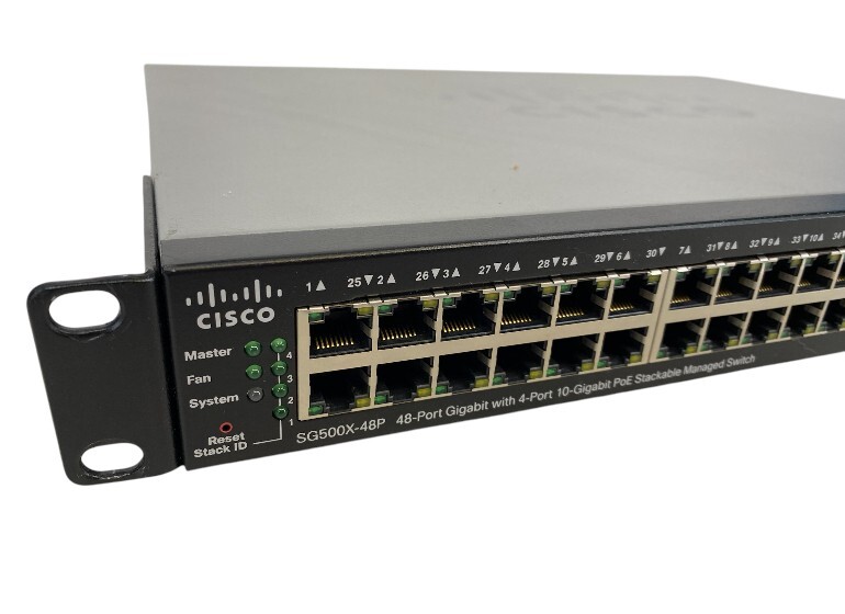 Cisco SG500X-48P 48-Port Gigabyte Ethernet PoE Stackable Switch