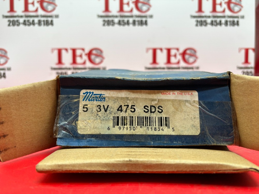 Martin 5 3V 475 SDS Bushing Bore V-Belt Pulley