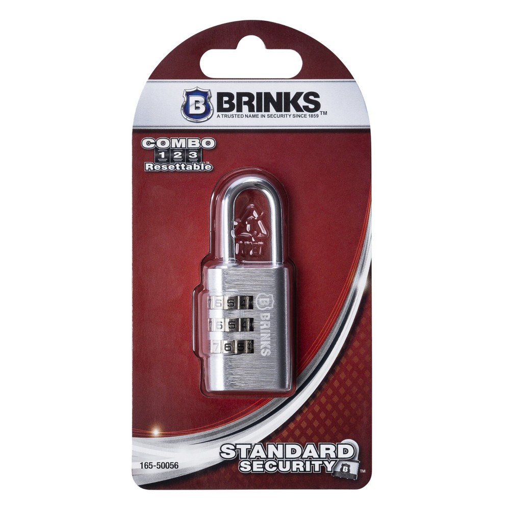 Brink's COMBO 3-DIAL COMBINATION RESETTABLE PADLOCK 30mm STANDARD SECURITY HQ