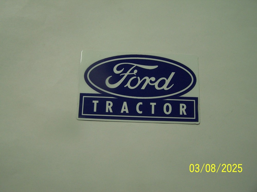 Ford Tractor Oval Scripted Decal Several Color Combos