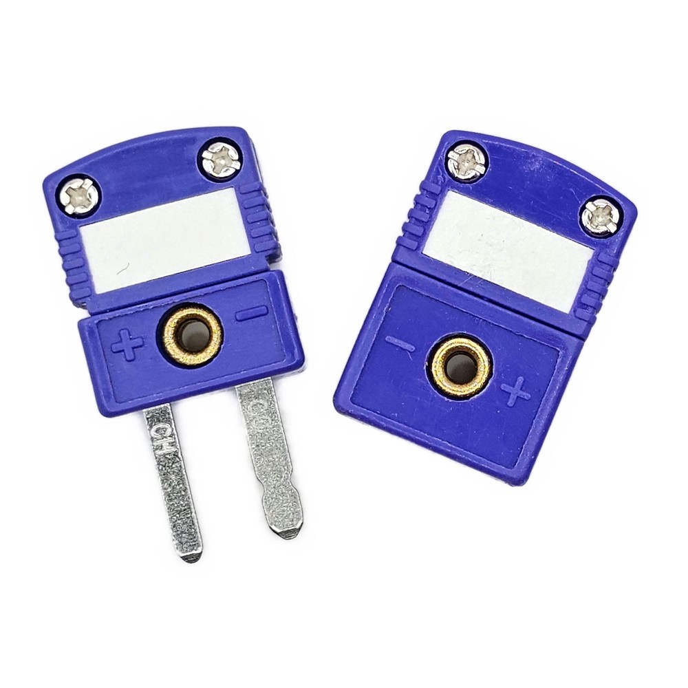Type E Miniature Thermocouple Connector, Omega Style - Set