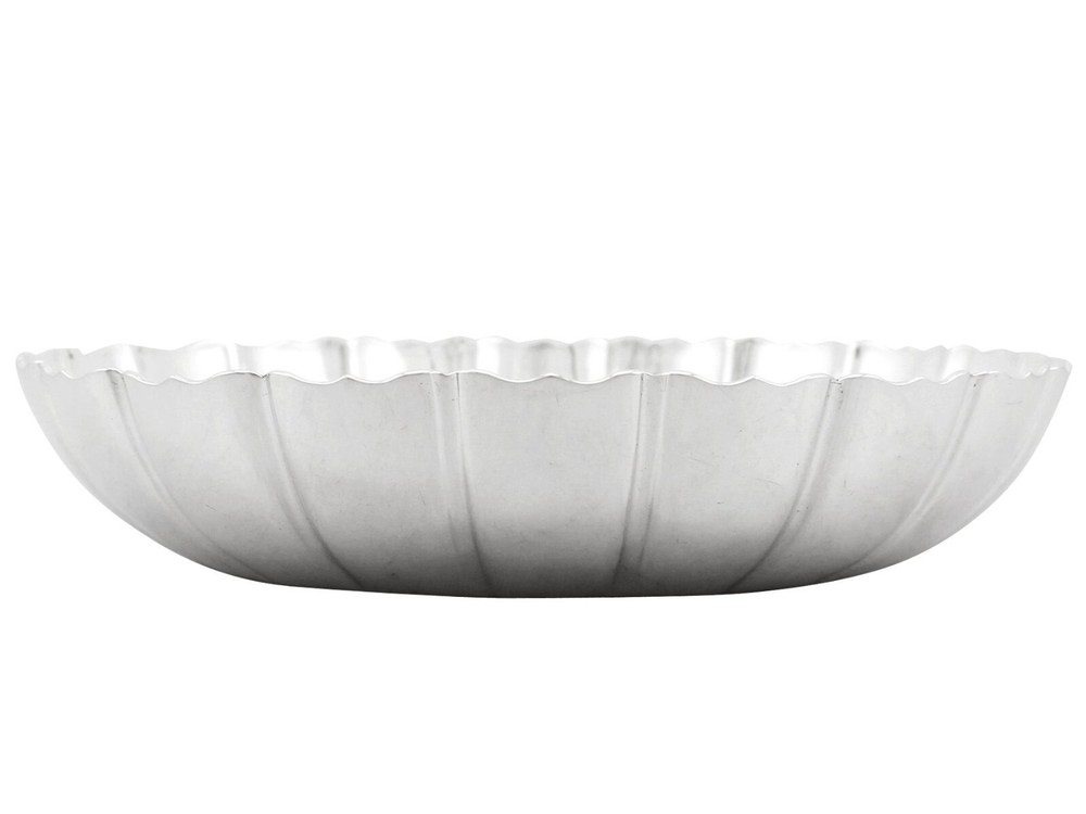 Sterling Silver Strawberry Dish - Antique