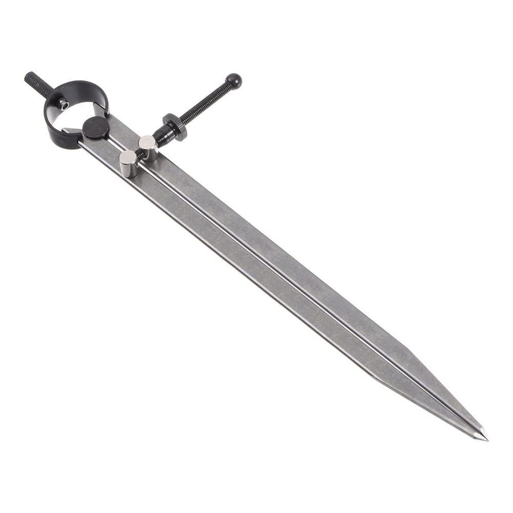 12" Carbon Steel Spring Divider Caliper with Solid Nut for Metalworking Drawing