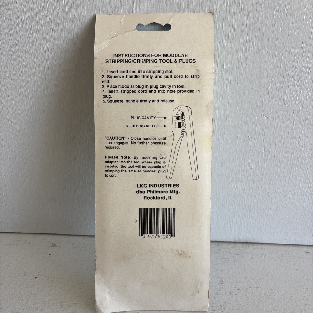 Philmore economy modular crimping tool WS20