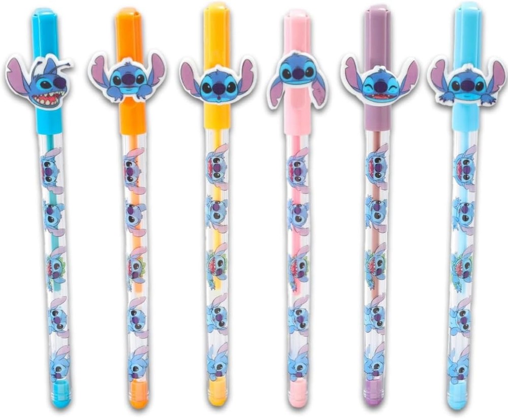 Disney Stitch 6 Pack Gel Pens