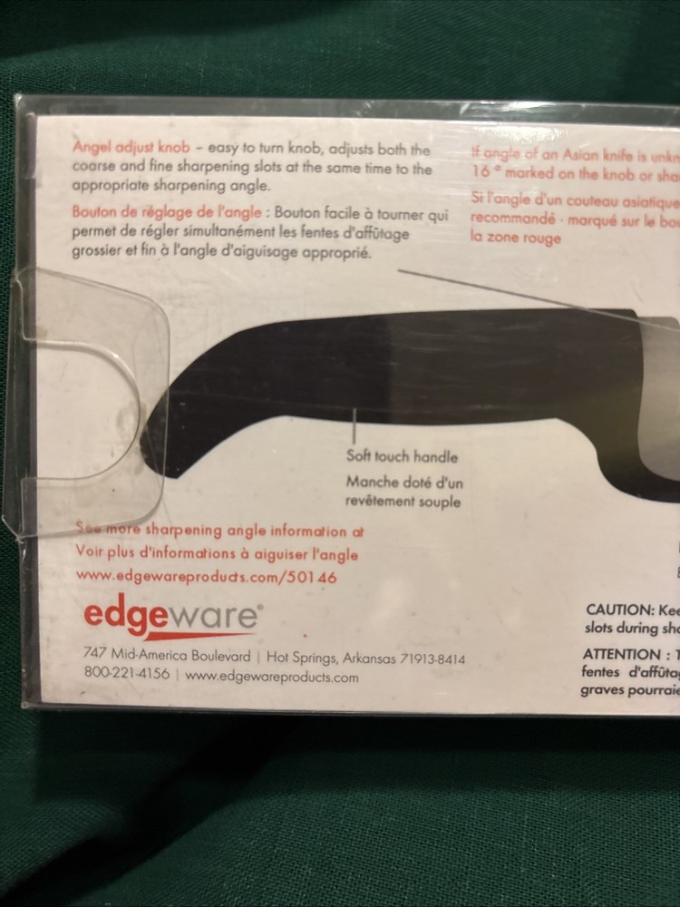Edgeware Adjustable Manual Knife Sharpener-NEW