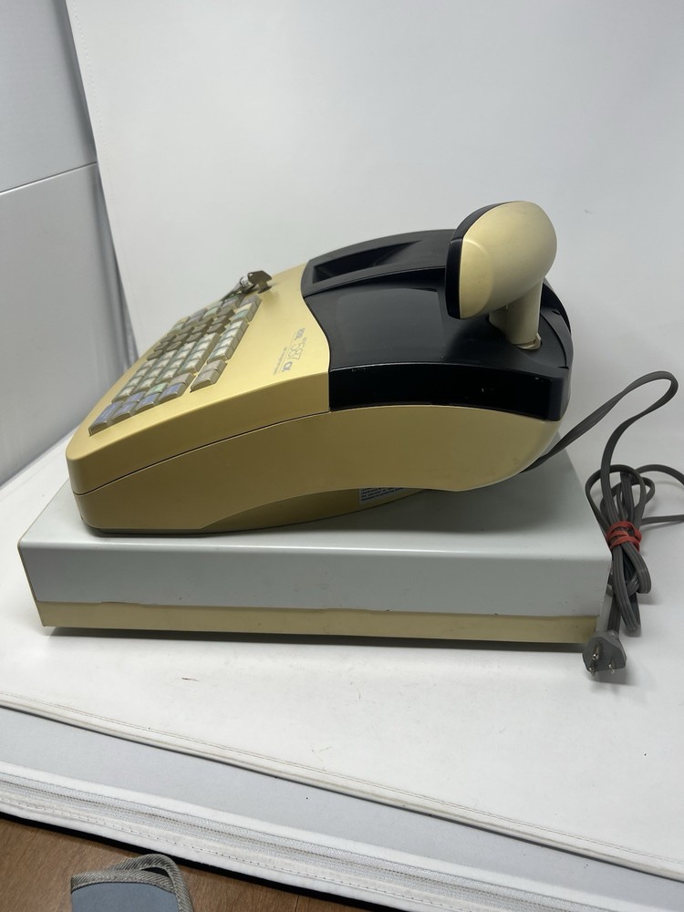 Royal Alpha 587cx Cash Register Management System w/ Keys POWERS ON UNTESTED