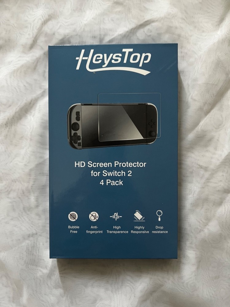 HeysTop HD Screen Protector for Switch 2 (4Pack) New- Never Opened