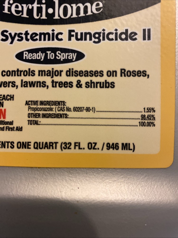 Fertilize Liquid Systemic Fungicide II