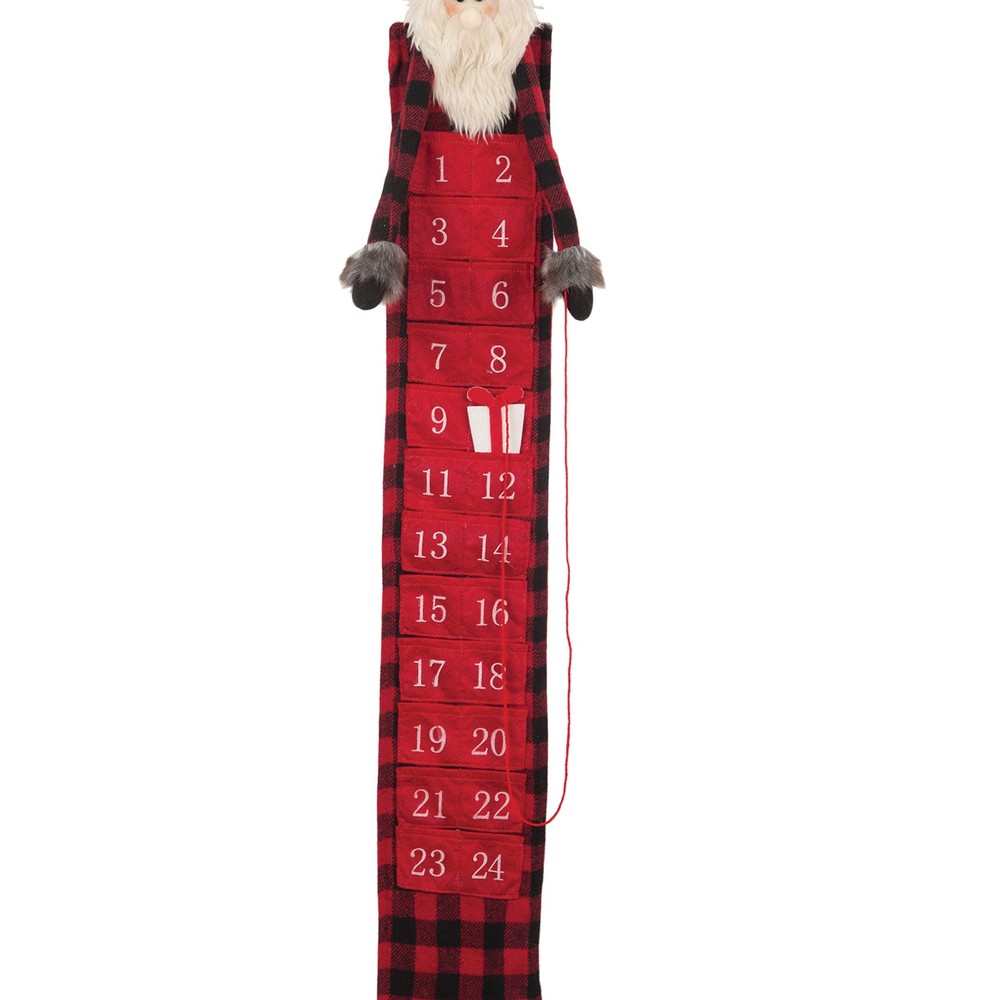 Buffalo Check Santa Calendar