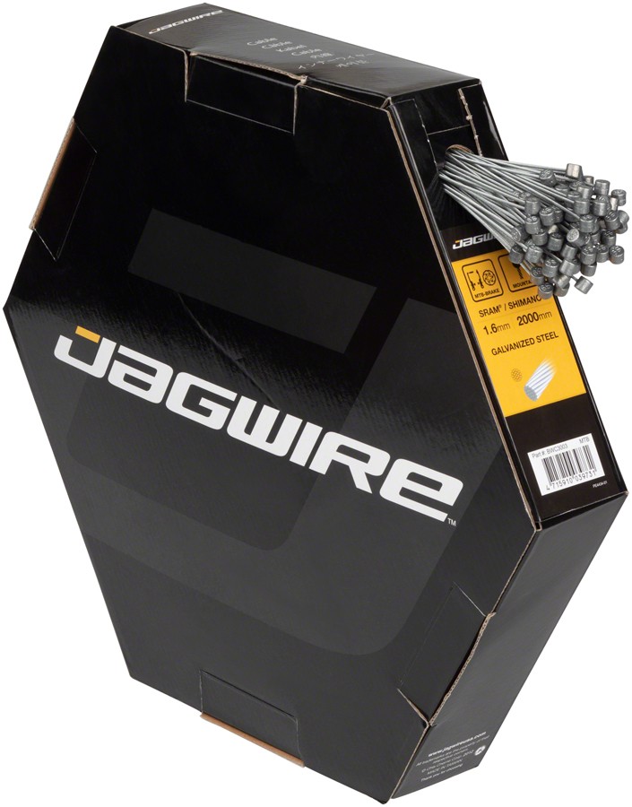 Premium Galvanized Jagwire MTB Brake & Shift Cable Bundle Durable,