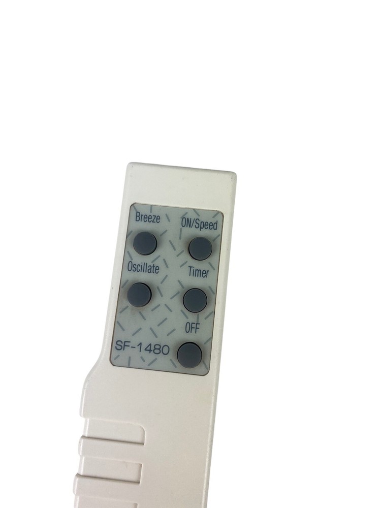 SF-1480 Original Fan Replacement Remote Control Tested White