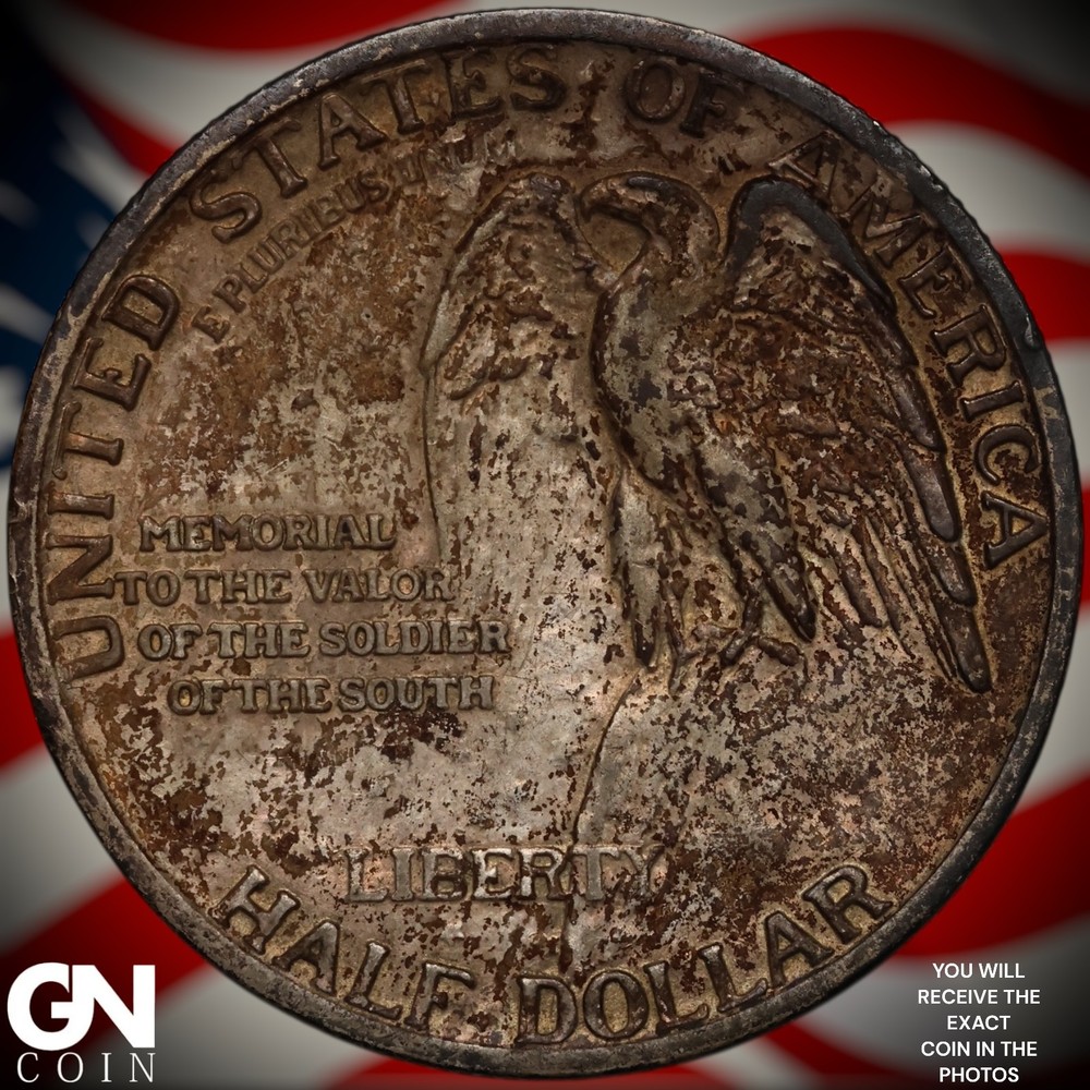 1925 P STONE MOUNTAIN Commemorative Half Dollar A4354