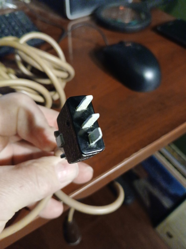Vintage Remote Camera Flash Control. Push button worked 10 Ft Cable 3 Prong Plug