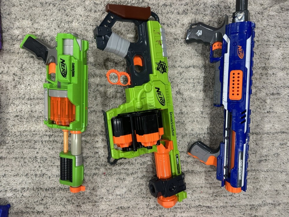 Huge NERF Lot 20+ blasters all working condition.