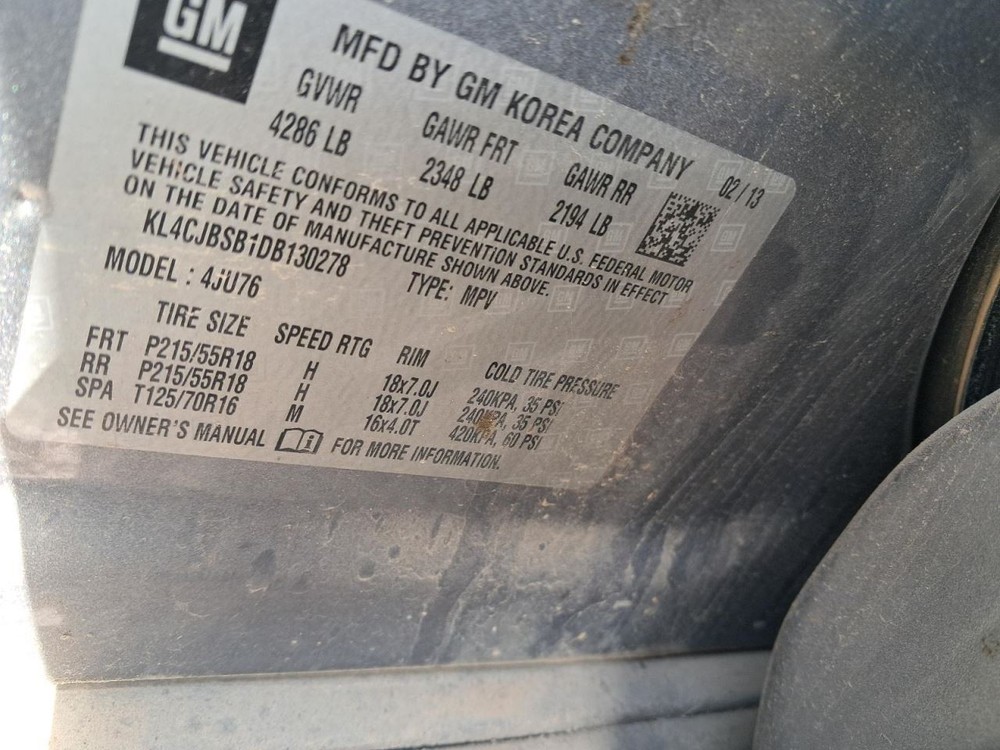 ENCORE 2013 Seat Rear 2652527