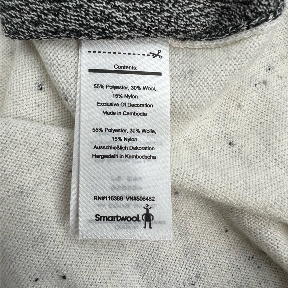 Smartwool Shadow Pine Color-Block Sweater Sz M