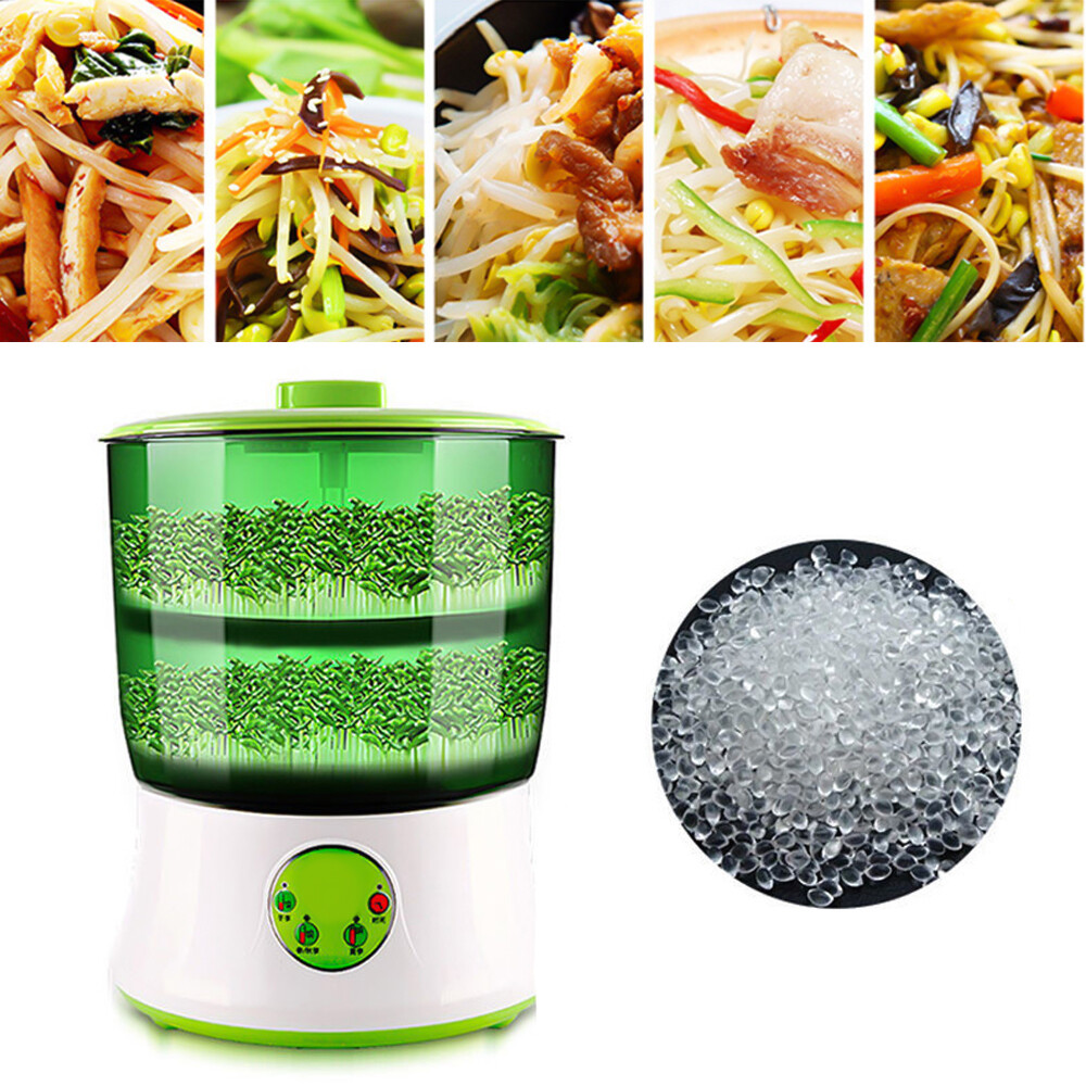 Bean Sprouter Fully Automatic Bean Seed Sprout Machine Maker 2 Layers Food Grade