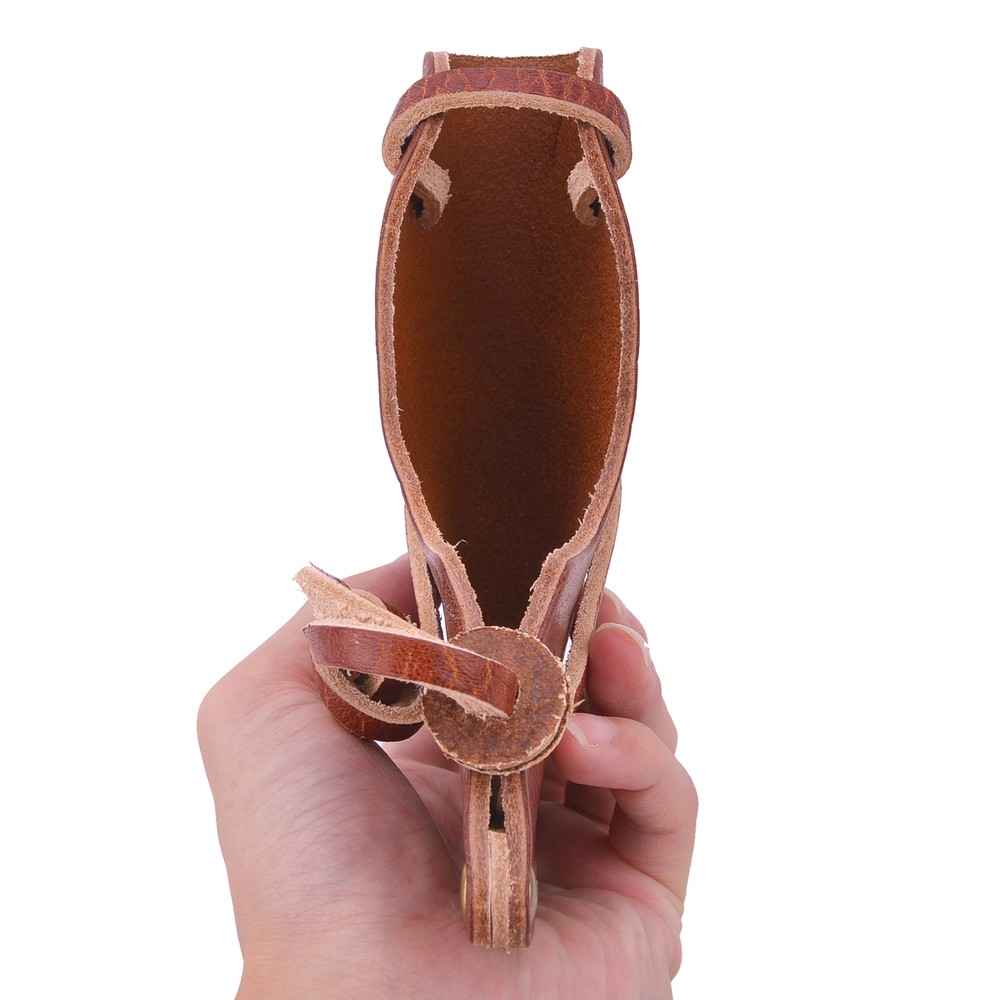 Cowhide Leather Hatchet Axe Head Cover Sheath , Leather Axe Hatchet Protectors