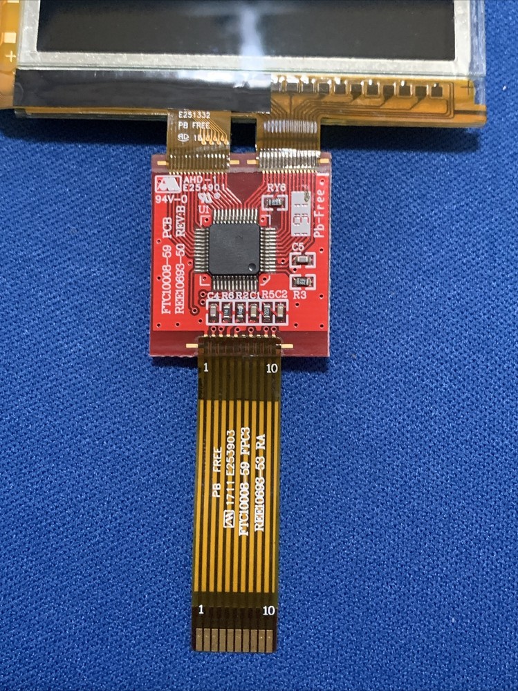 AA043MA01 4.3" 800×480 Resolution LCD Screen Panel With Touch Panel