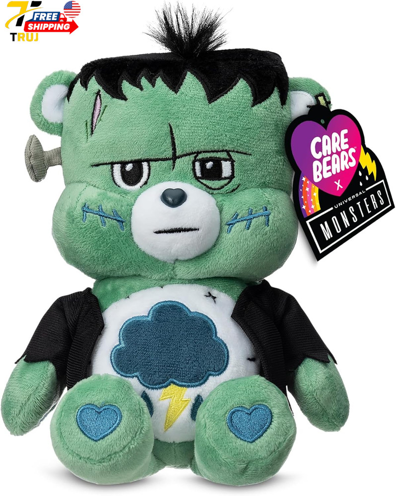 Care Bears Universal Monsters 9" Fun Size Plush Grumpy Bear as Frankenstein