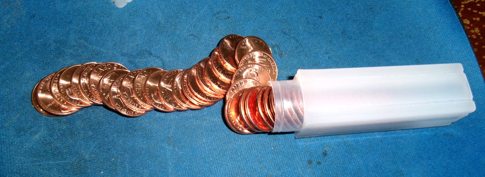 2007 D LINCOLN MEMORIAL CENT ROLL 50 COINS