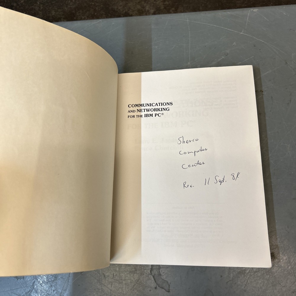 Communications & Networking For The IBM PC 1983