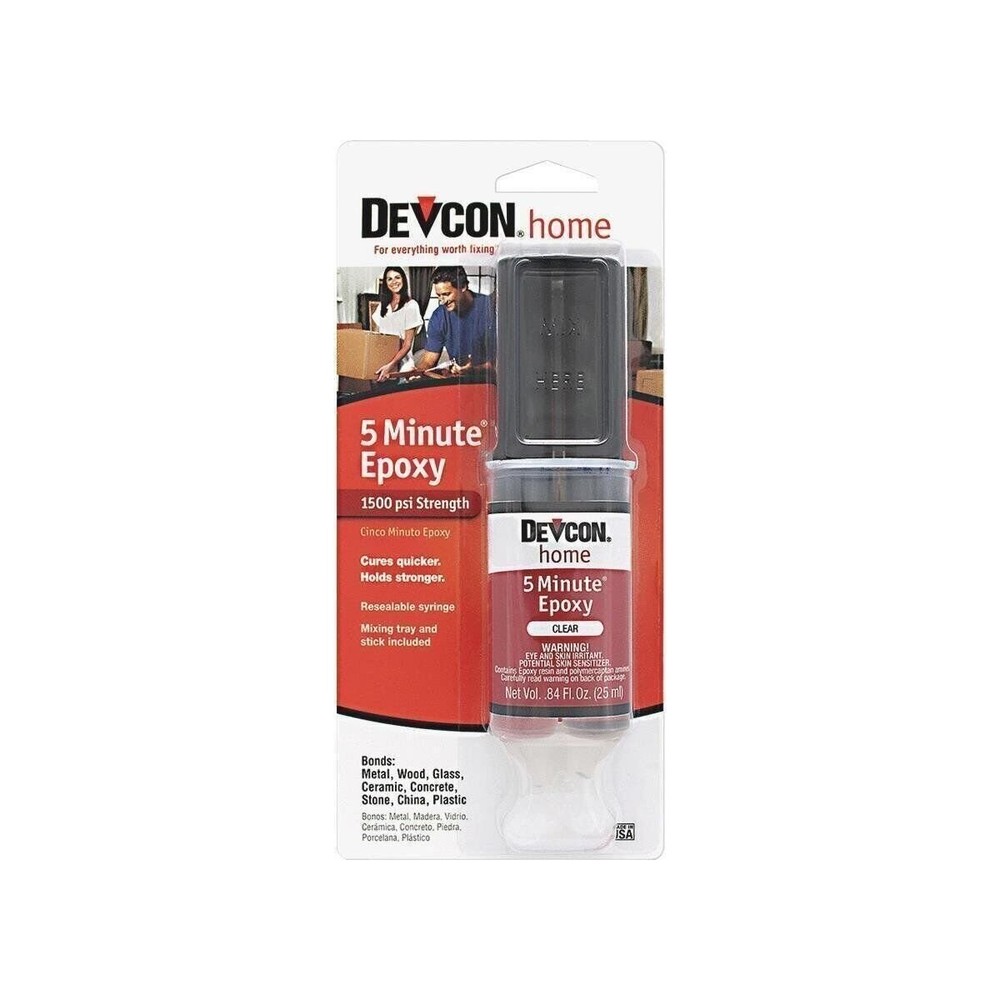 Devcon 1Oz 5-Min Epoxy Syringe