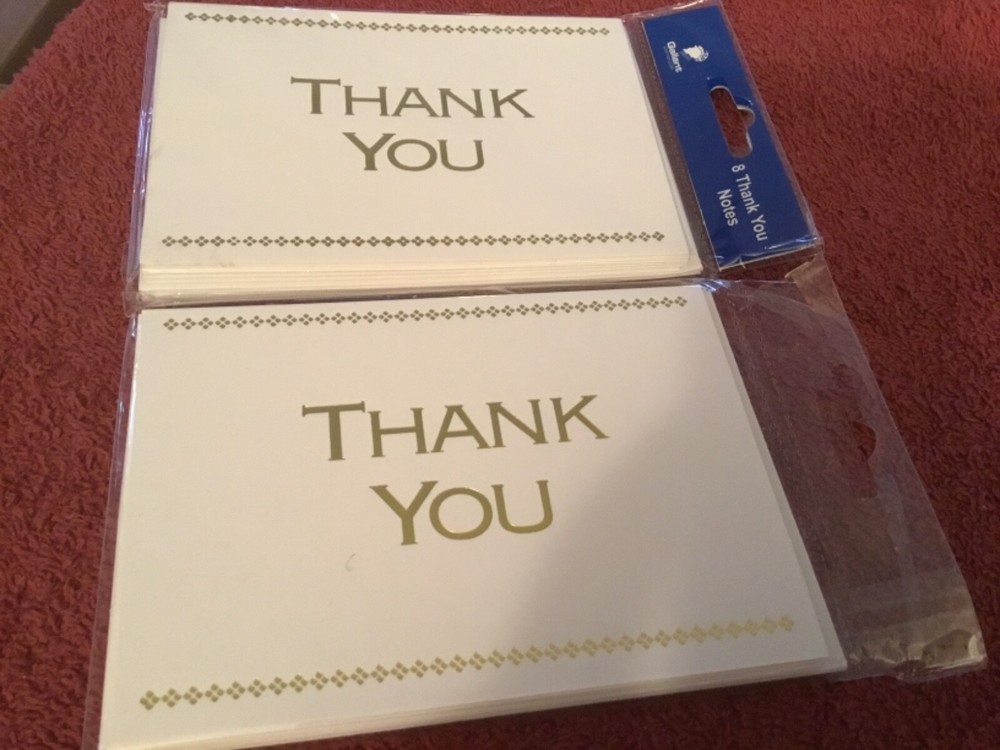 13 Blank Thank You Cards with Envelopes