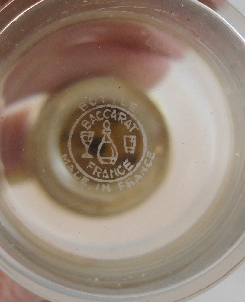 Baccarat For Guerlain Perfume Atomizer In Elegant Red Leather Case