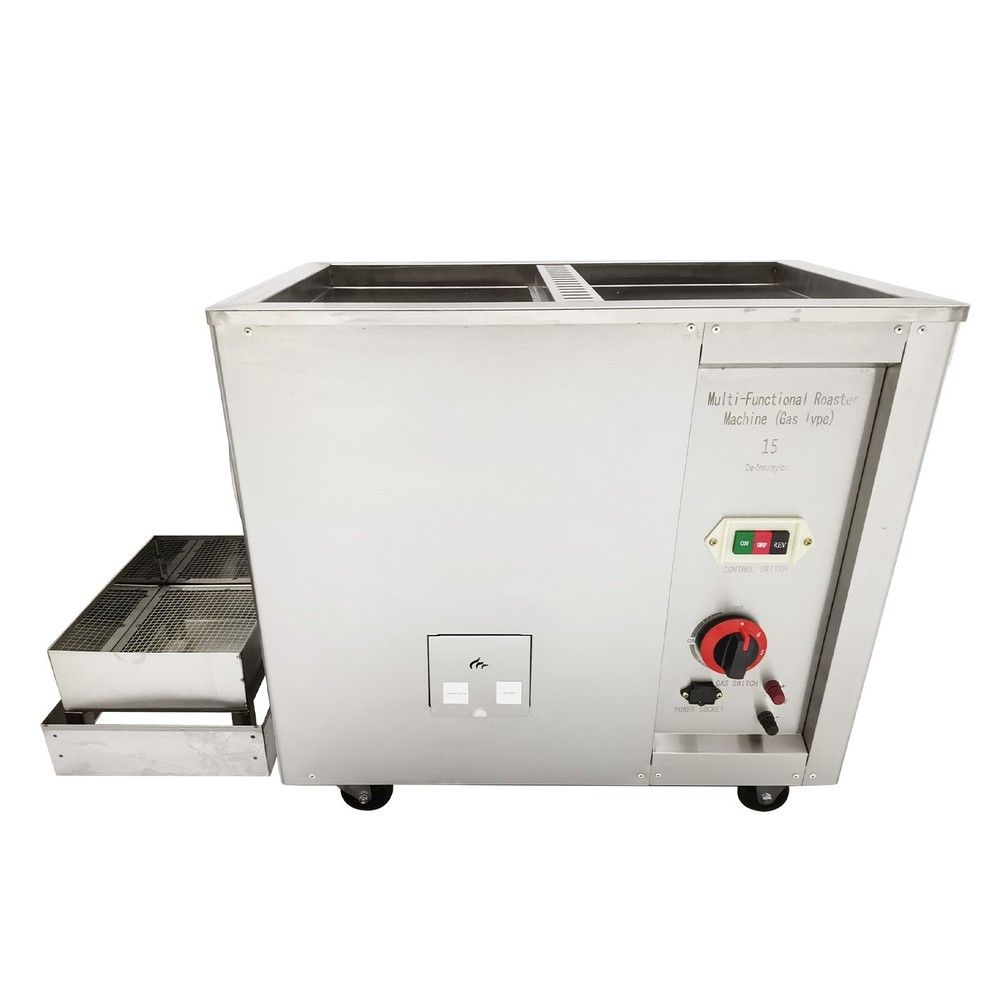 Automatic Gas Type Coffee Roaster Nuts Bean Roasting Machine 0-300℃ 110V