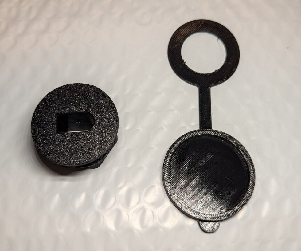 Threaded Panel Mount Adapter, XT60 Connector With Dust Cover