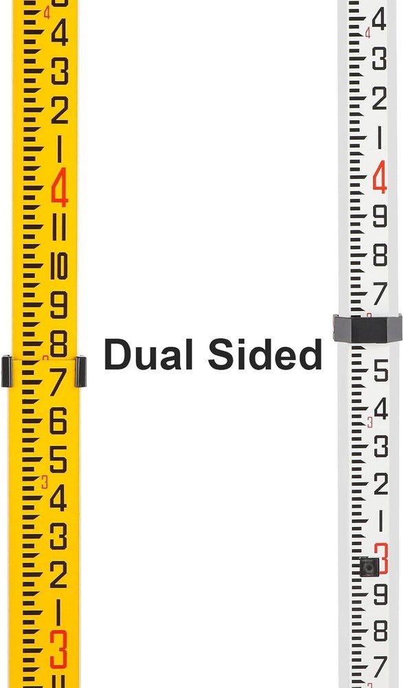16-Foot Aluminum Grade Rod 5 Sections Dual-Sided