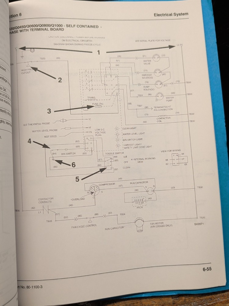manitowoc ice machine Q-Model Service Manual - Reprint