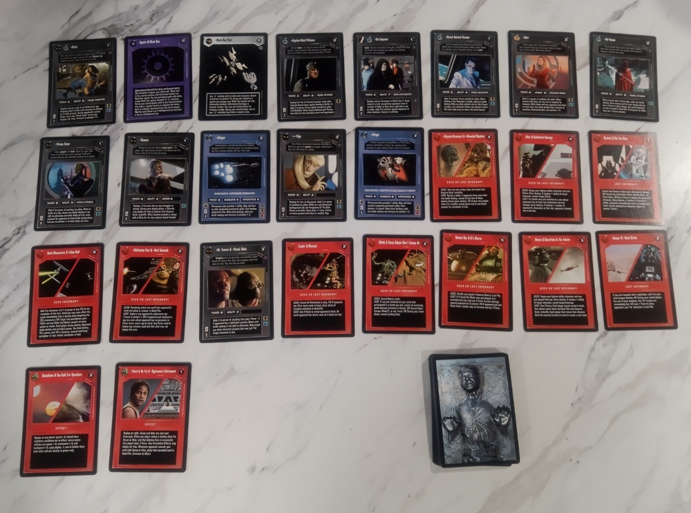 Star Wars CCG Reflections II Complete No Foils Includes Checklist