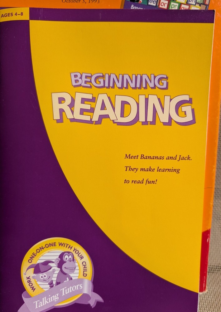 Sierra Beginning Reading CD for Ages 4-8 Windows Mac Educational Software