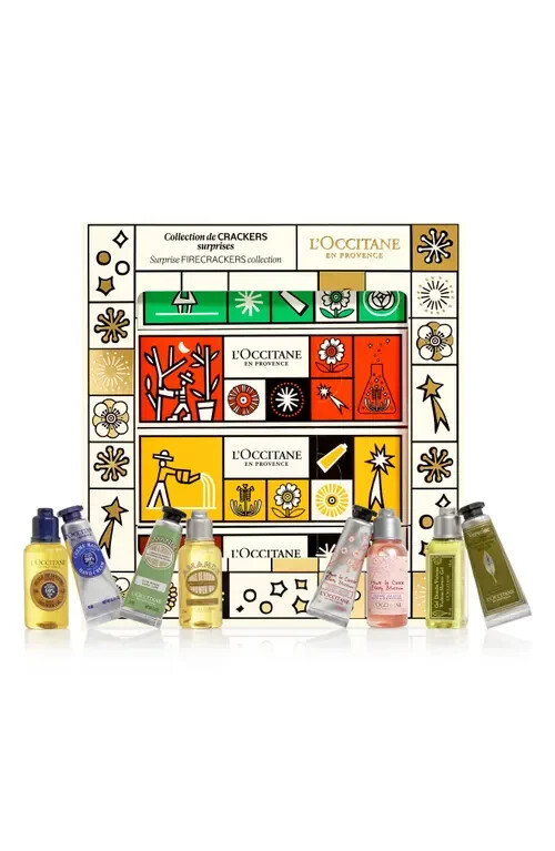 L'Occitane Holiday Surprise Firecrackers Collection NIB