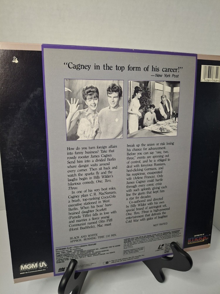 One, Two, Three (Laserdisc)