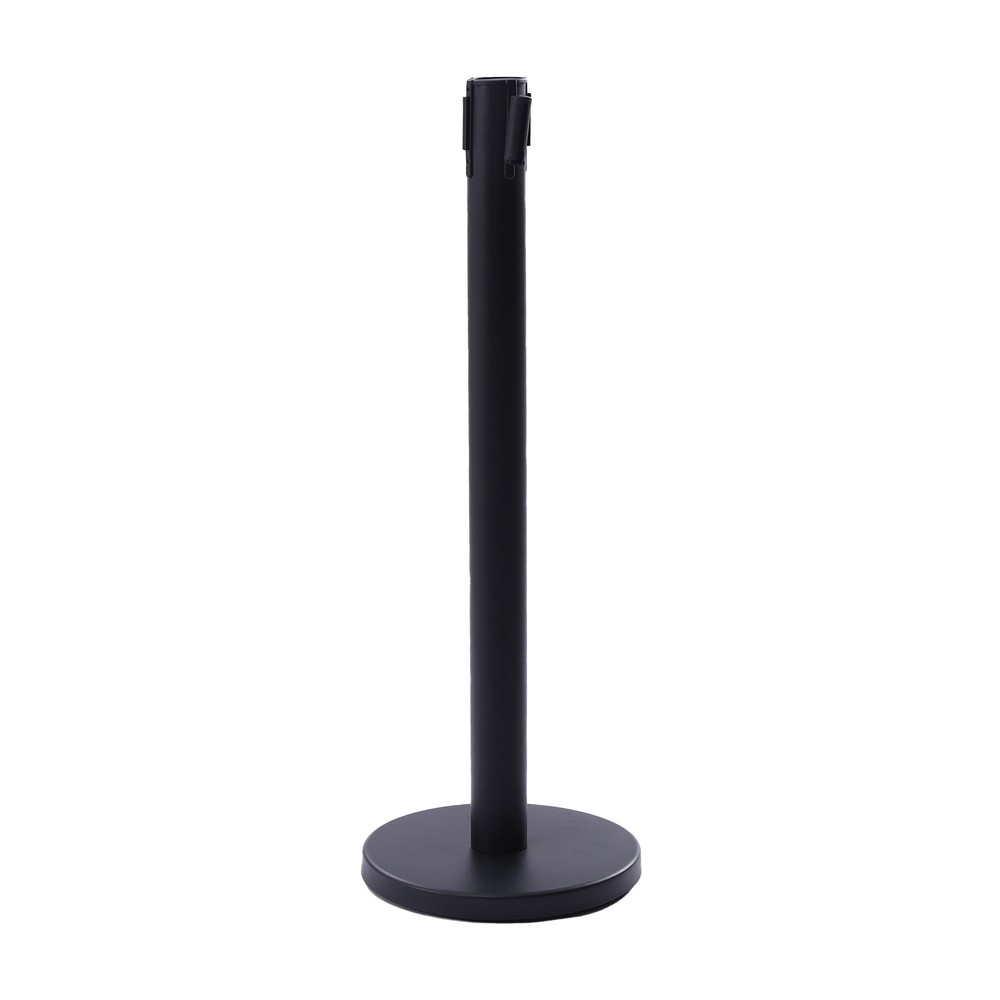 6 Pcs Crowd Control Stanchion Set Crowd Control Barrier with Retractable Belt