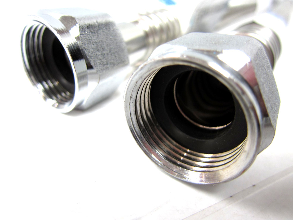 2x SharkBite Max 3/4" Push-to-Connect 3/4" FIP x 24 in. Stainless Steel Pair